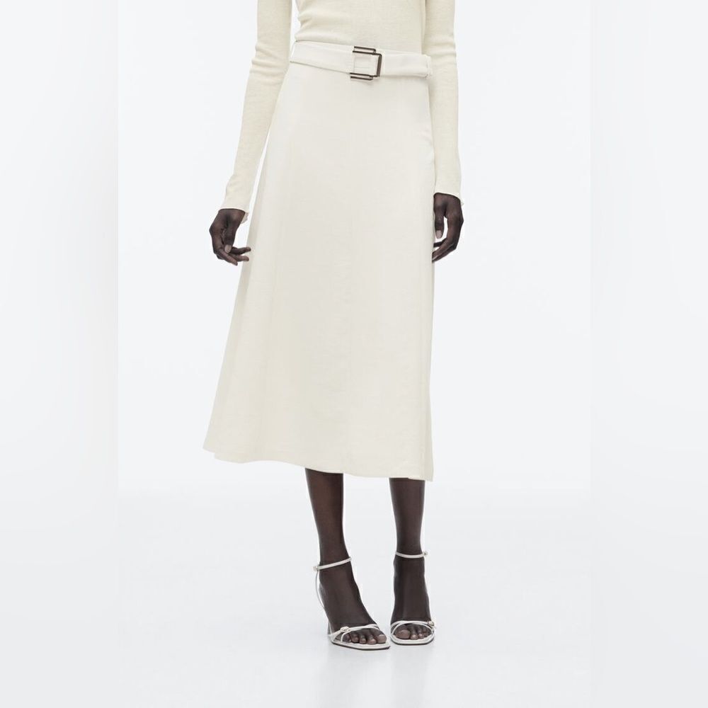 ZARA FULL MIDI SKIRT - Picture 4 of 8
